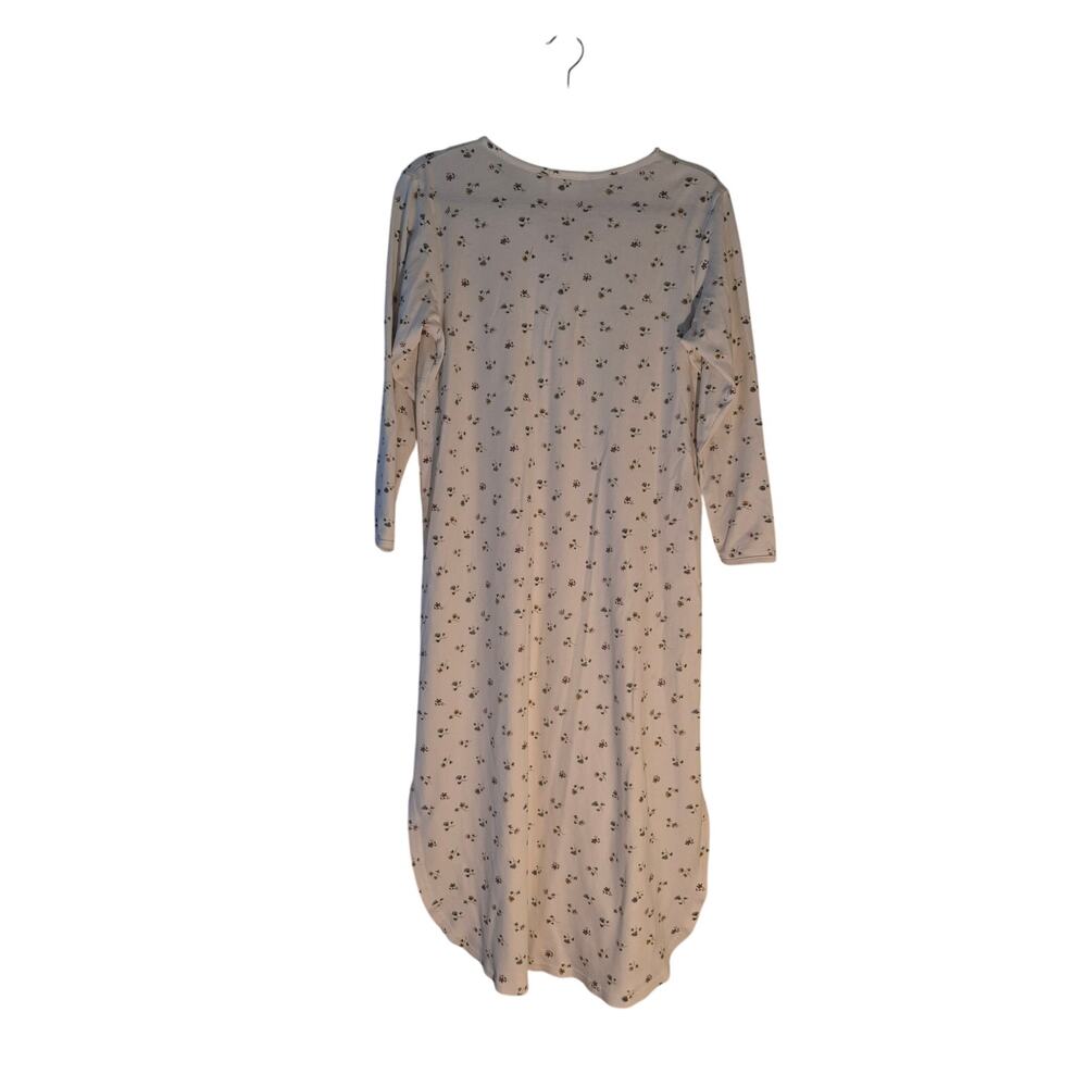 L.L. Bean 100% Cotton Floral Nightgown - Picture 6 of 6